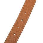 Hermes Belt 85 Buckle Brown Black Togo Box Calf — view 4