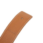 Hermes Belt 85 Buckle Brown Black Togo Box Calf — view 7