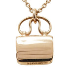 Hermes Amulet Constance Chain Pendant 00 18k Pink Gold Diamond — view 2