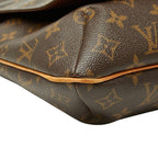 Louis Vuitton Monogram Musette Crossbody Shoulder Bag Brown Leather — view 5