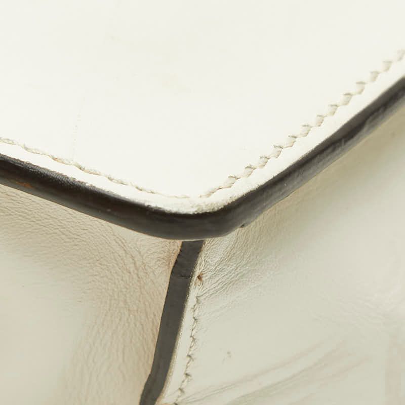 Gucci Sherry Line Sylvie Shoulder Bag White Leather — view 5