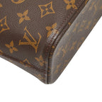 Louis Vuitton Monogram Luco Tote Brown Leather — view 5