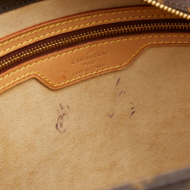 Louis Vuitton Monogram Luco Tote Brown Leather — view 8