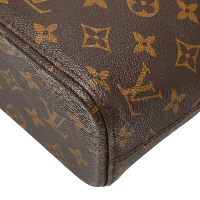 Louis Vuitton Monogram Luco Tote Brown Leather — view 4