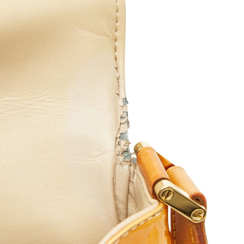 Louis Vuitton Monogram Vernis Thompson Street Shoulder Bag Jaune Yellow Patent — view 8