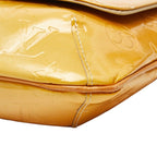 Louis Vuitton Monogram Vernis Thompson Street Shoulder Bag Jaune Yellow Patent — view 4