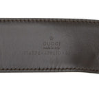 Gucci Interlocking GG Canvas Belt 85 34 Beige White — view 6