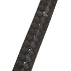Bottega Veneta Intrecciato Belt 85 Dark Brown Leather — view 7