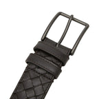 Bottega Veneta Intrecciato Belt 85 Dark Brown Leather — view 4