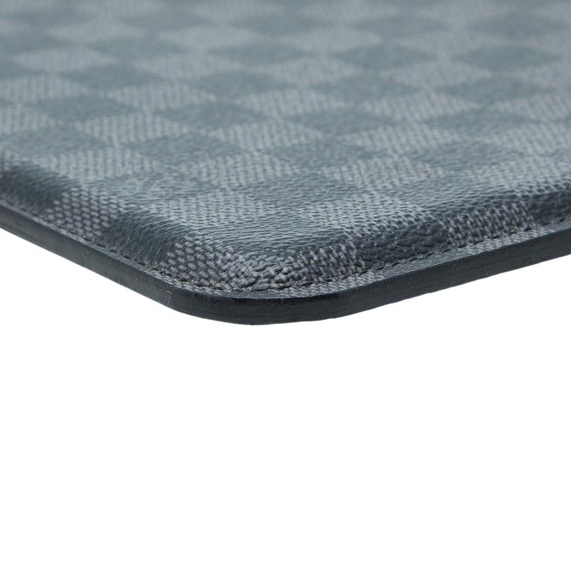 Louis Vuitton Damier Graphite Etui iPad Tablet Case Black Gray — view 5