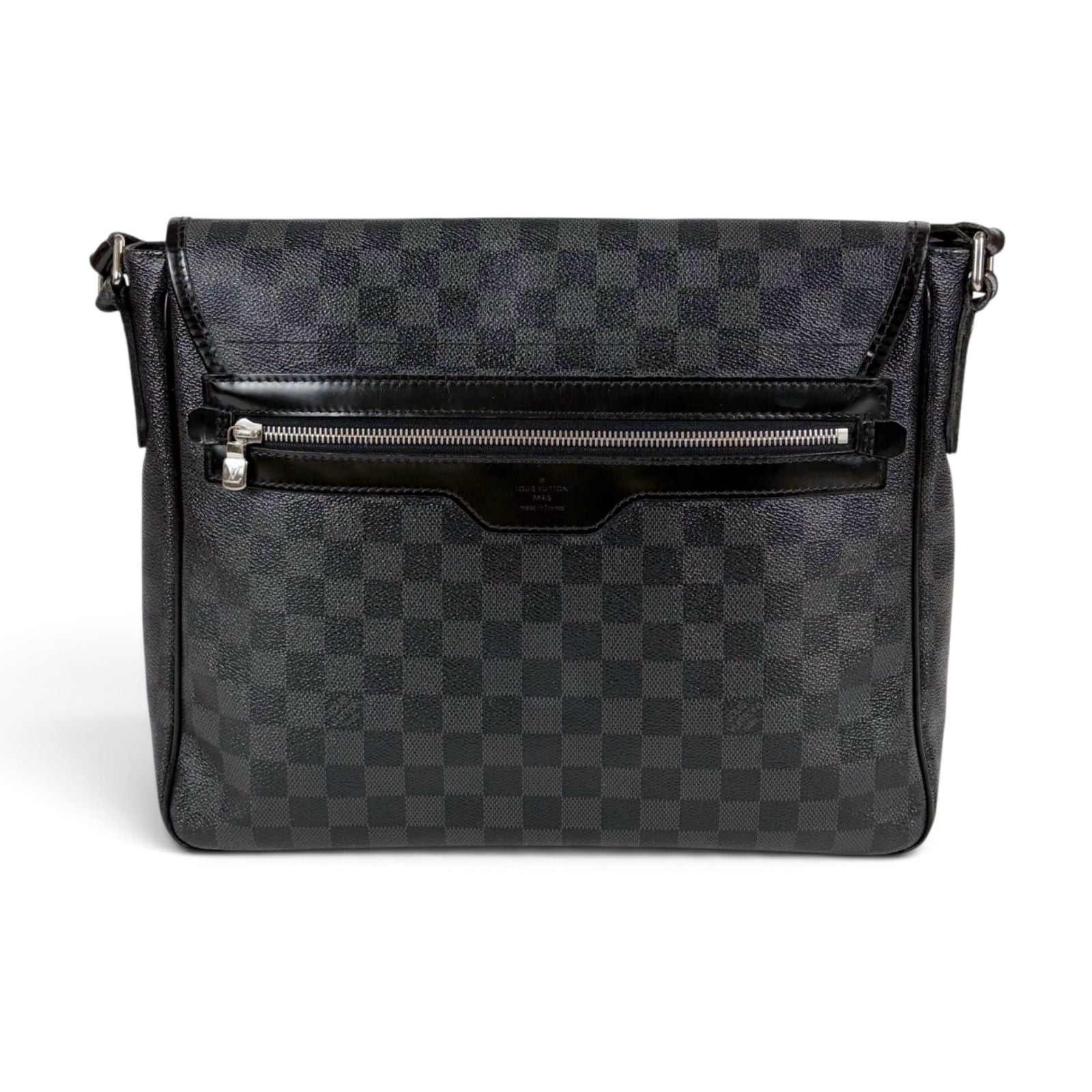 Louis Vuitton Damier Graphite Daniel MM Shoulder Bag Cross — view 3