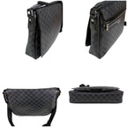 Louis Vuitton Damier Graphite Daniel MM Shoulder Bag Cross — view 5