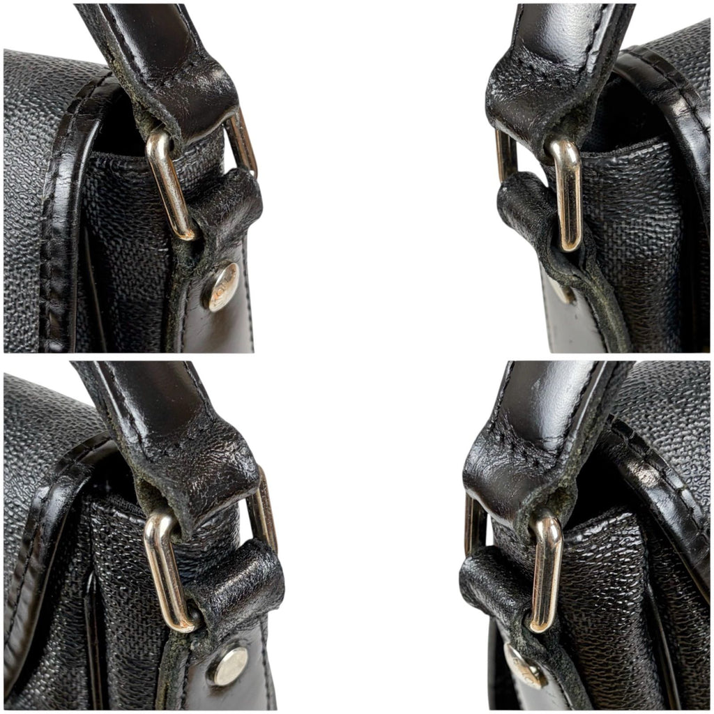 Louis Vuitton Damier Graphite Daniel MM Shoulder Bag Cross — view 6