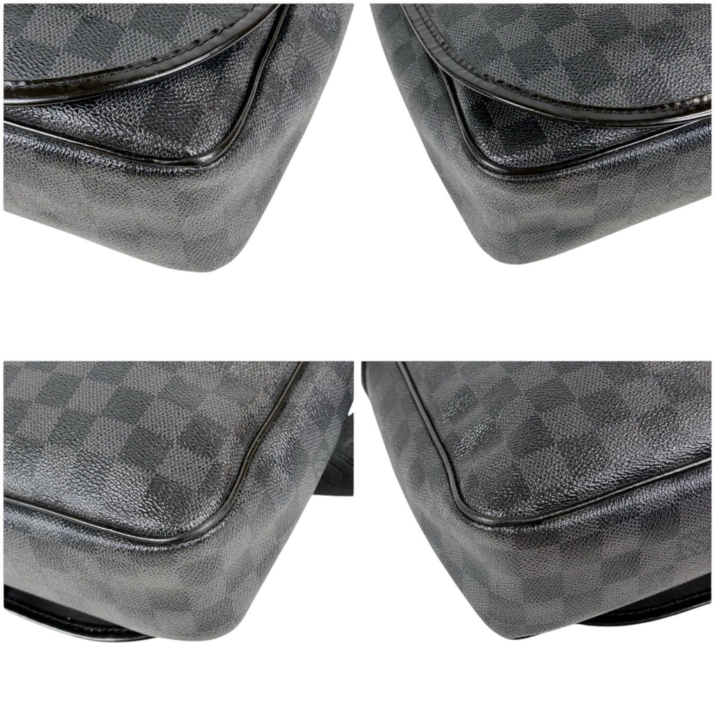 Louis Vuitton Damier Graphite Daniel MM Shoulder Bag Cross — view 8