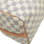Louis Vuitton Damier Azur Speedy Bandouliere 30 2-Way Shoulder Bag White Leather — view 8