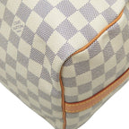 Louis Vuitton Damier Azur Speedy Bandouliere 30 2-Way Shoulder Bag White Leather — view 5