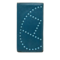 Hermes Evelyne Bifold Wallet Blue Navy Shavel