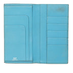 Hermes Evelyne Bifold Wallet Blue Navy Shavel — view 4