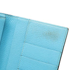 Hermes Evelyne Bifold Wallet Blue Navy Shavel — view 5