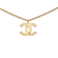 Chanel CC Logo Chain Pendant 01 Gold Plating