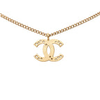 Chanel CC Logo Chain Pendant 01 Gold Plating