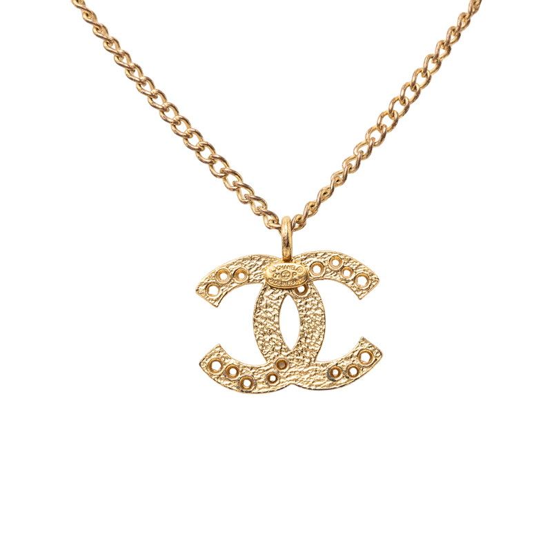 Chanel CC Logo Chain Pendant 01 Gold Plating — view 2