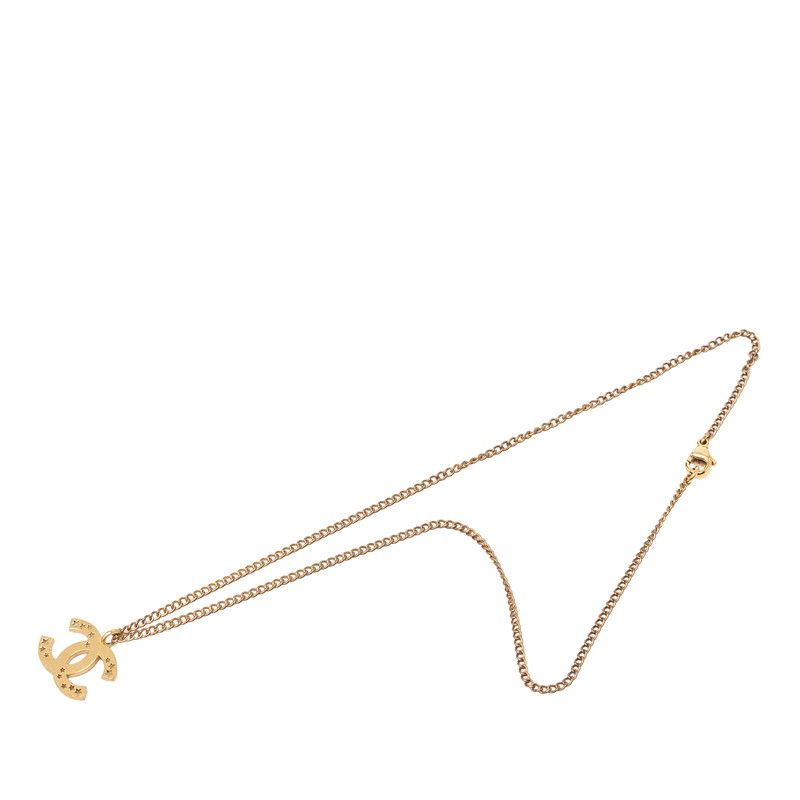 Chanel CC Logo Chain Pendant 01 Gold Plating — view 3