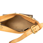 Louis Vuitton Monogram Hudson GM Shoulder Bag Brown Leather — view 4