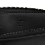 Louis Vuitton Monogram Shadow Hybrid Wallet Bifold Compact Noir Black Leather — view 7