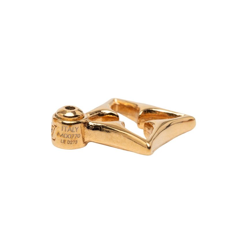 Louis Vuitton LV Flower Gram Earrings Gold Plated — view 4