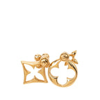 Louis Vuitton LV Flower Gram Earrings Gold Plated — view 2