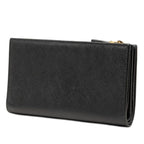 Prada Bifold Wallet Black Pink Saffiano Leather — view 2
