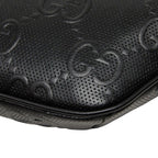 Gucci GG Embossed Belt Bag Black Leather — view 6