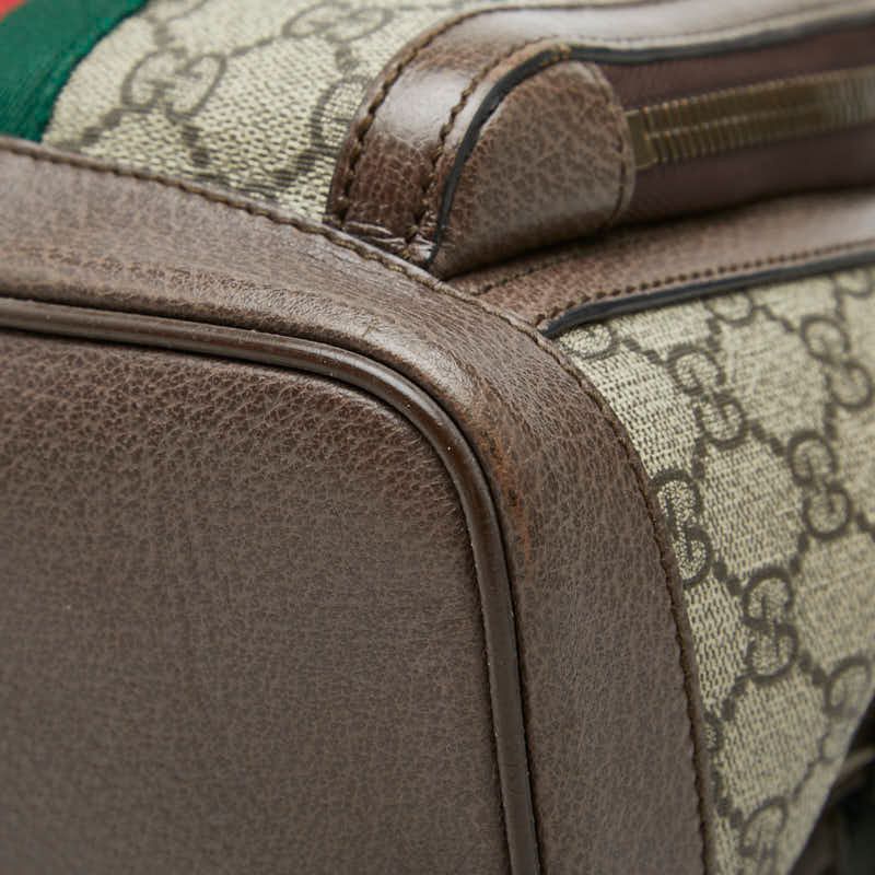 Gucci Ophidia GG Supreme Backpack Beige Brown Leather — view 5