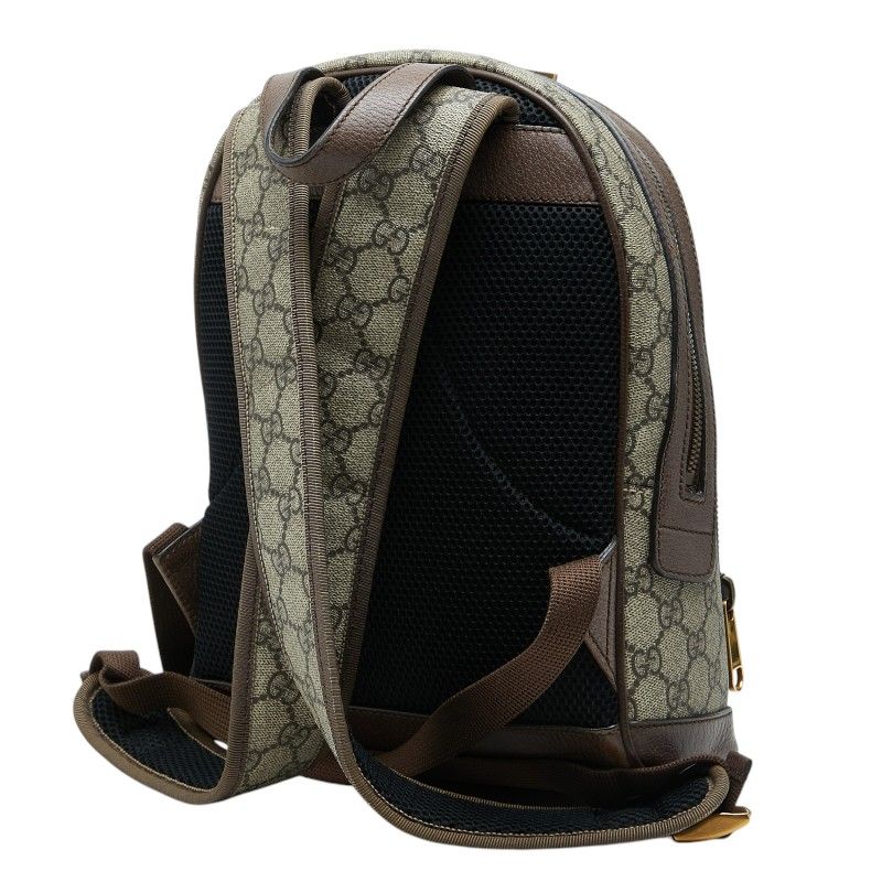 Gucci Ophidia GG Supreme Backpack Beige Brown Leather — view 3