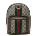 Gucci Ophidia GG Supreme Backpack Beige Brown Leather