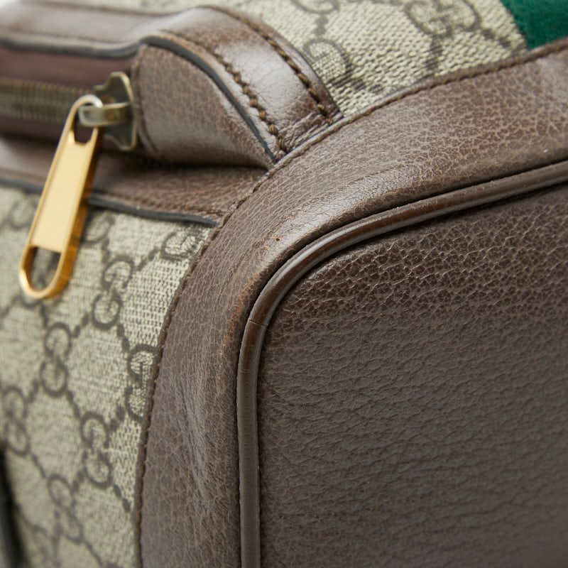 Gucci Ophidia GG Supreme Backpack Beige Brown Leather — view 6