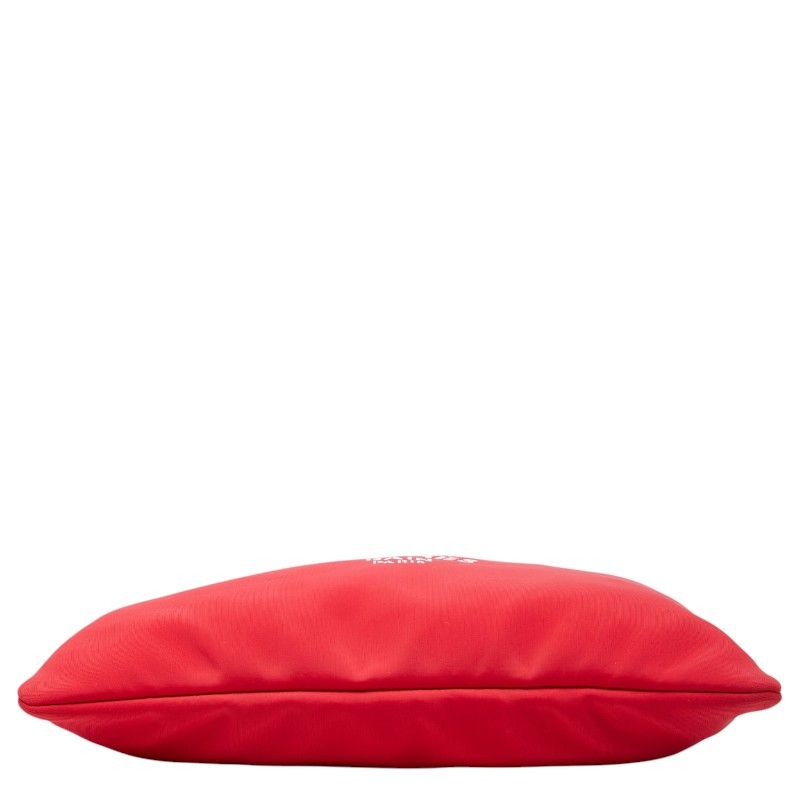 Hermes Neobain GM Pouch Clutch Red White Polyamide Elastane — view 3