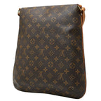 Louis Vuitton Monogram Musette Crossbody Shoulder Bag Brown Leather — view 2