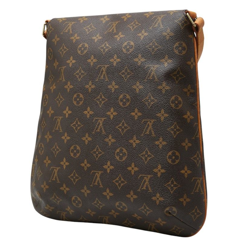 Louis Vuitton Monogram Musette Crossbody Shoulder Bag Brown Leather — view 2