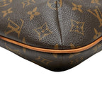 Louis Vuitton Monogram Musette Crossbody Shoulder Bag Brown Leather — view 4