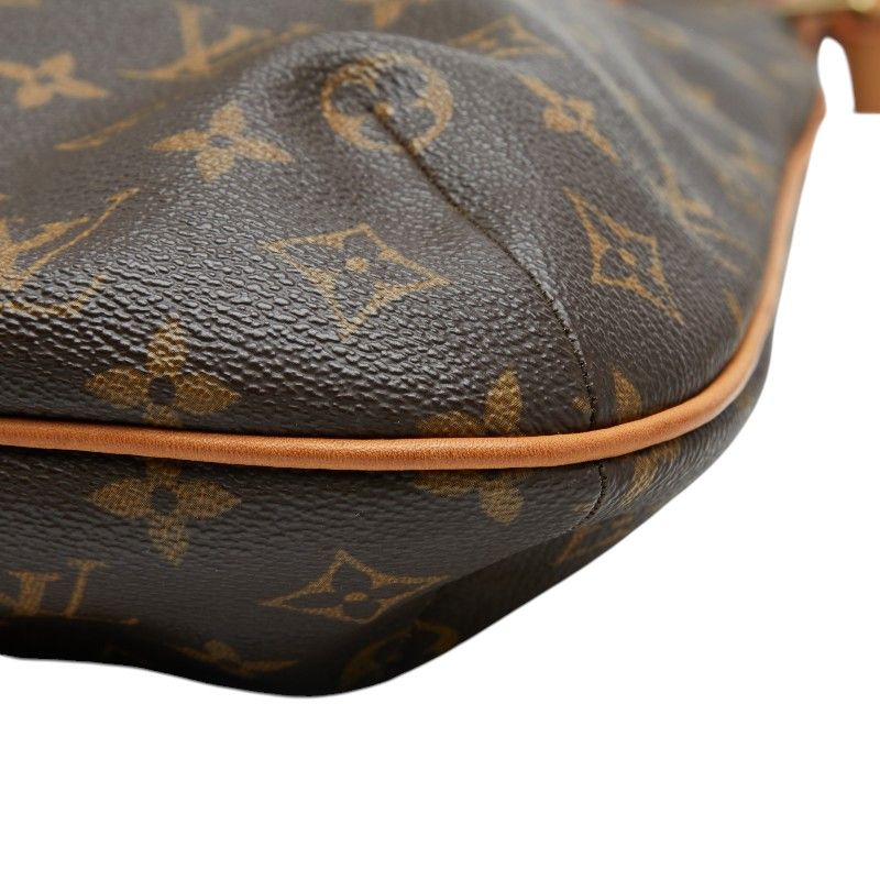 Louis Vuitton Monogram Musette Crossbody Shoulder Bag Brown Leather — view 5