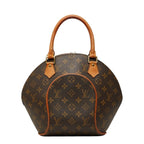 Louis Vuitton Monogram Ellipse PM Handbag Brown Leather