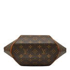 Louis Vuitton Monogram Ellipse PM Handbag Brown Leather — view 3