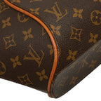 Louis Vuitton Monogram Ellipse PM Handbag Brown Leather — view 7
