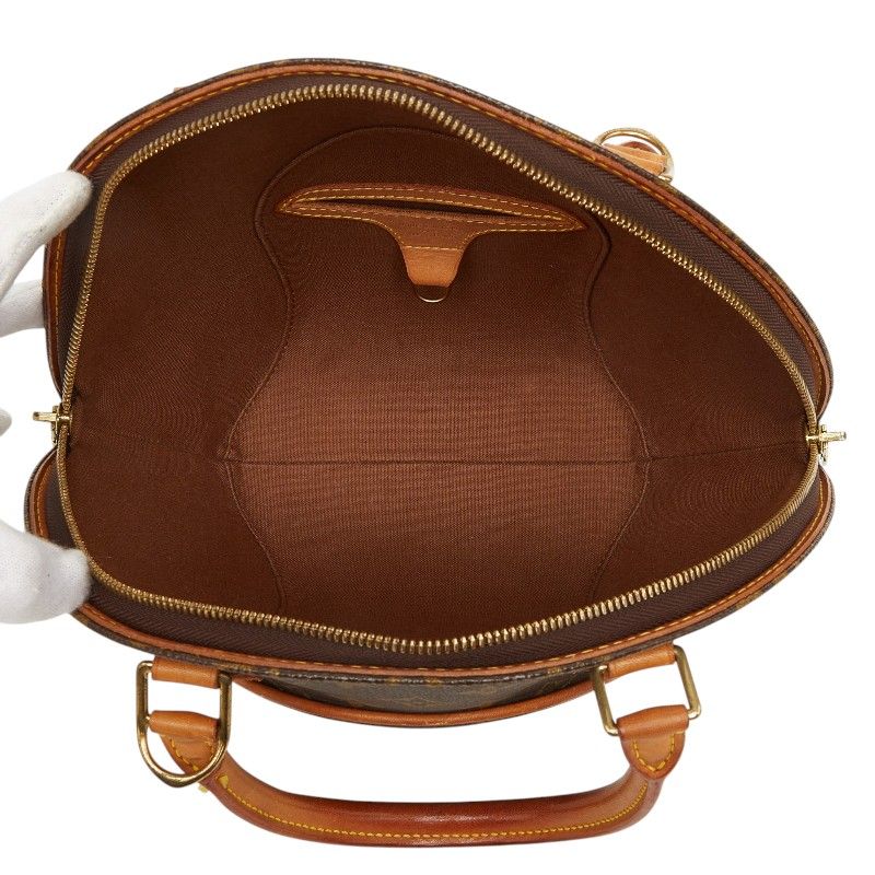 Louis Vuitton Monogram Ellipse PM Handbag Brown Leather — view 9