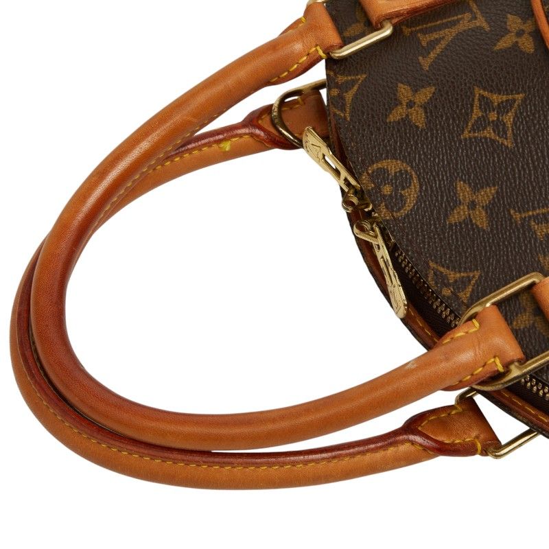Louis Vuitton Monogram Ellipse PM Handbag Brown Leather — view 8