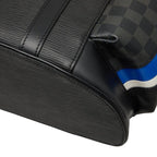 Louis Vuitton Epi Damier Graphite Christopher PM Backpack Black Blue Leather — view 4