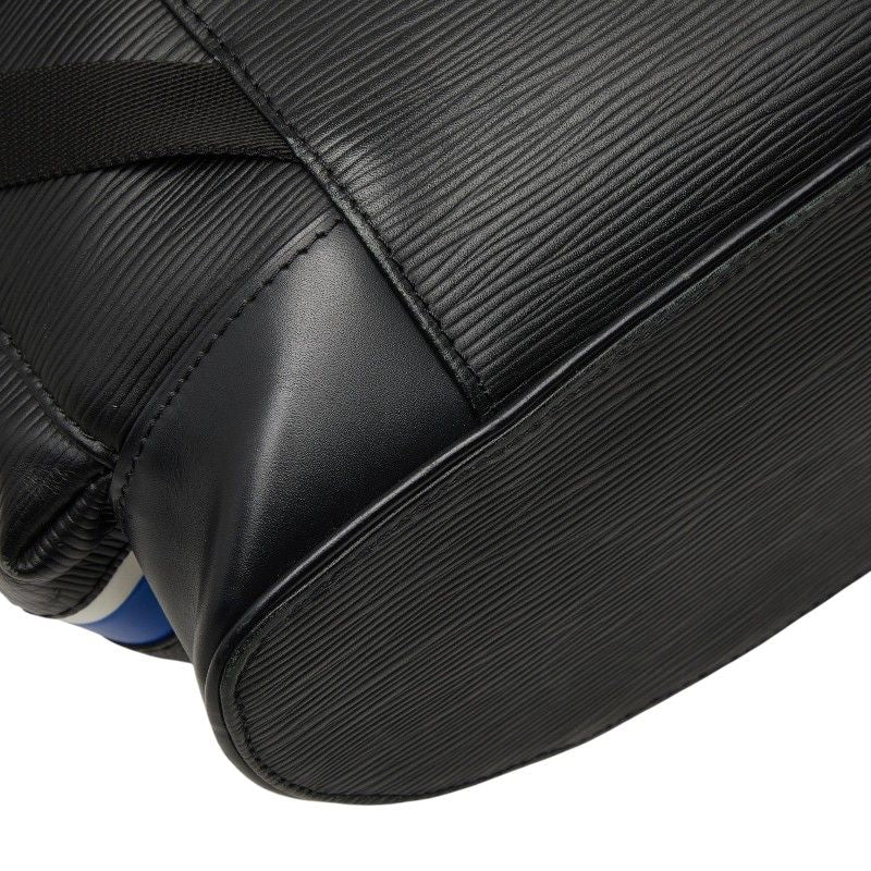 Louis Vuitton Epi Damier Graphite Christopher PM Backpack Black Blue Leather — view 7