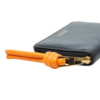 Loewe Coin Purse Black Orange Leather — view 5